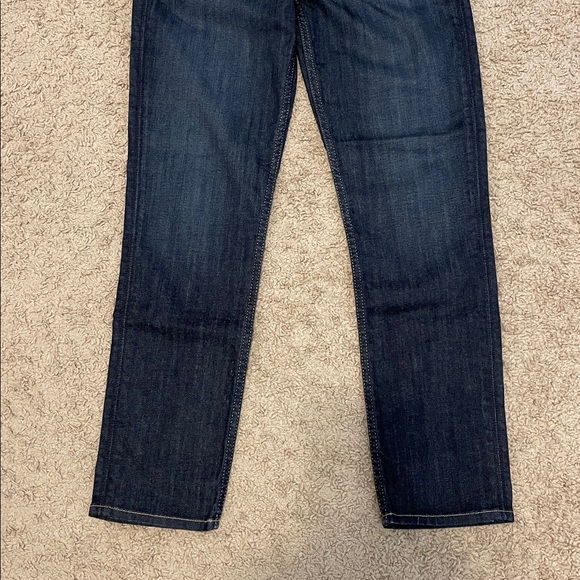 HUDSON COLLIN SKINNY MID-RISE CROP JEANS size 27 NWOT DARK WASH - Picture 4 of 9